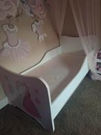 Leuk peuterbed met prinsessen thema, Kinderen en Baby's, Kinderkamer | Bedden, 70 tot 85 cm, Ophalen of Verzenden, Zo goed als nieuw