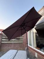 Parasol met 2 verstelbare lounge stoelen, Tuin en Terras, Ophalen, 2 tot 3 meter, Stokparasol, Verstelbaar