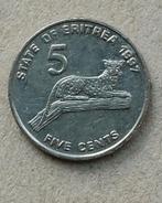 Eritrea, 5 cents 1997, Ophalen of Verzenden, Overige landen, Losse munt