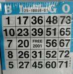 Bingo speelkaarten - losse boekjes - 25 vel per boekje, Ophalen of Verzenden, Nieuw, Rekenen
