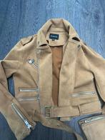 Beige jasje, bikerjasje, Maat M, Maat 38/40 (M), Beige, Ophalen of Verzenden, Zo goed als nieuw