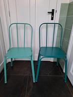Loods 5 twee metale stoelen, Huis en Inrichting, Stoelen, Twee, Metaal, Zo goed als nieuw, Ophalen