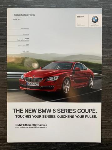 Product informatie brochure BMW 6-serie coupe F13 2011 nieuw beschikbaar voor biedingen