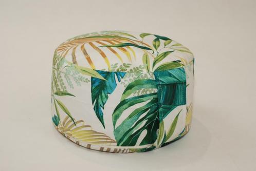 LEOLTE Rond Meditatiekussen Zafu yoga 30cm x 15cm Monstera G, Sport en Fitness, Yoga en Pilates, Nieuw, Yoga-accessoire, Ophalen of Verzenden