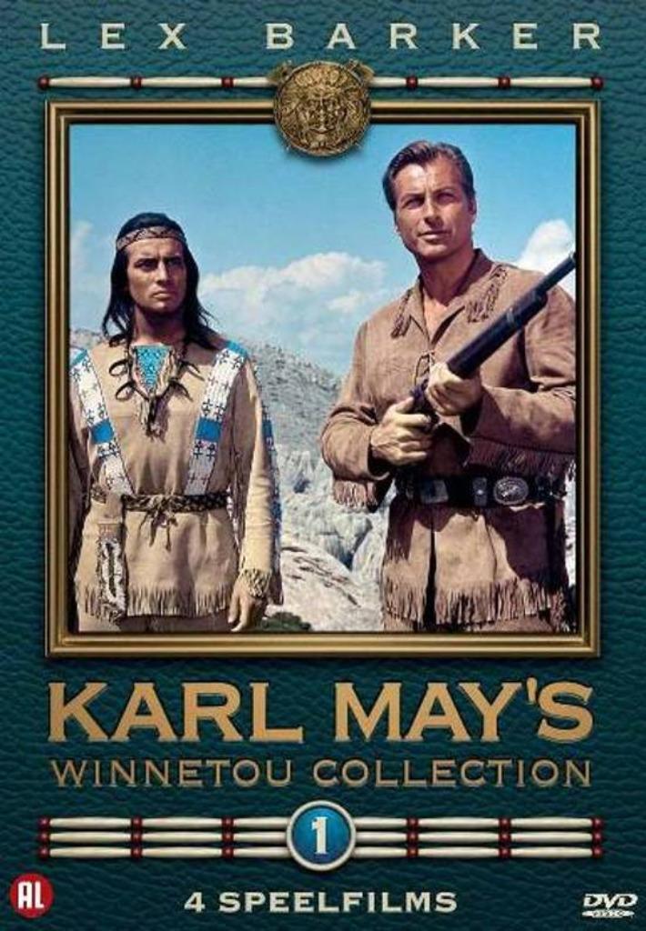 Winnetou Collection 1 - Karl May, Sealed Ned. Ondert. 4 dele, Cd's en Dvd's, Dvd's | Klassiekers, Nieuw in verpakking, Actie en Avontuur