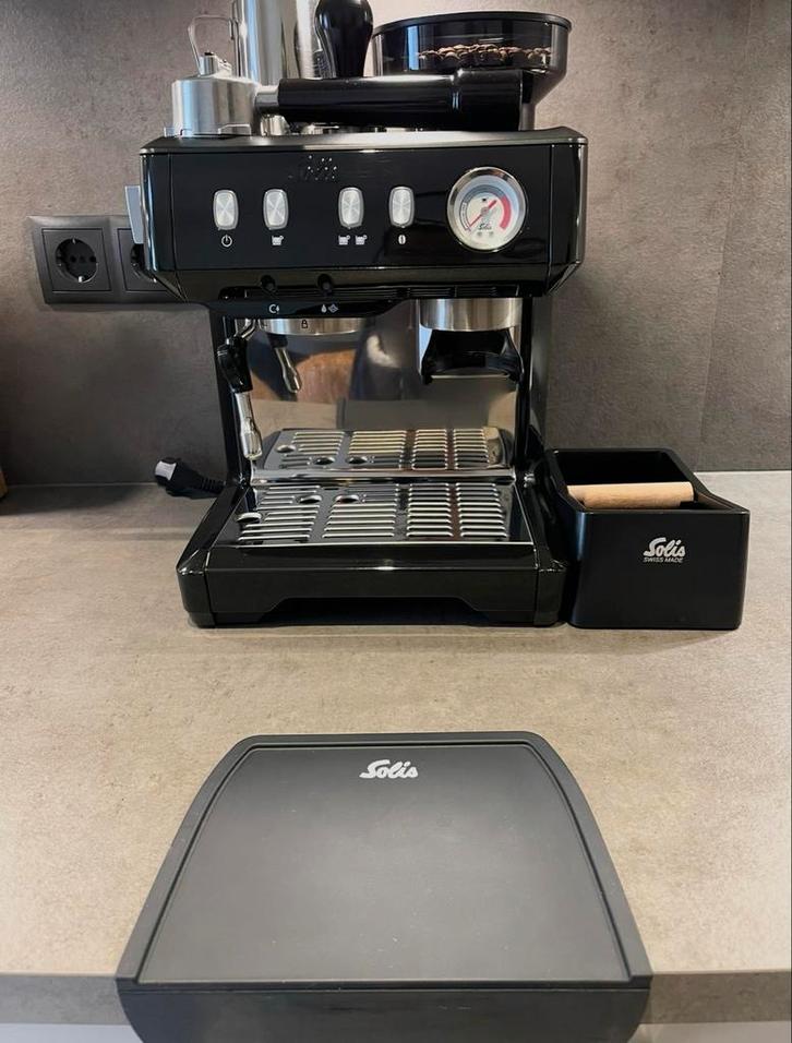Solís Barista Perfetta Espressomachine - Zo goed als nieuw!, Witgoed en Apparatuur, Koffiezetapparaten, Zo goed als nieuw, Gemalen koffie