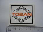 sticker oud Tollebeek TOBAN landbouw machine retro traktor, Verzenden, Zo goed als nieuw, Bedrijf of Vereniging