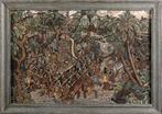 Indonesisch schilderij Balinese School Indisch acryl op doek, Ophalen of Verzenden