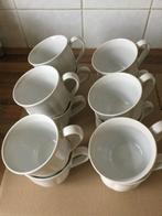 Grote witte soepkommen, Huis en Inrichting, Keuken | Servies, Ophalen, Zo goed als nieuw, Kom(men), Effen