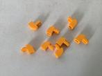 Lego steen aangepast 1x2x1 1/3 gebogen bovenkant oranje, Ophalen of Verzenden, Gebruikt, Losse stenen, Lego