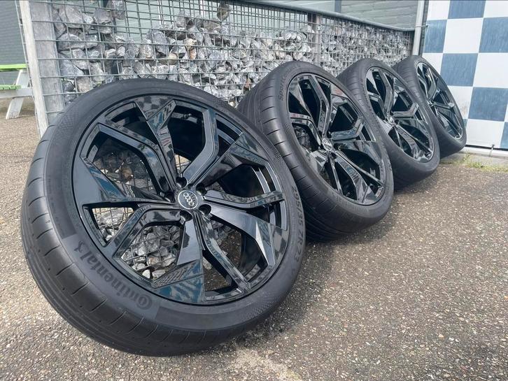 23 inch AUDI SQ8 velgen 5x112 + Continental AO BAND Q8, Auto-onderdelen, Banden en Velgen, Banden en Velgen, Zomerbanden, Overige maten
