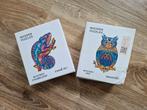 2 x houten puzzel, Ophalen of Verzenden, Minder dan 500 stukjes, Zo goed als nieuw, Legpuzzel