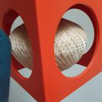 Mooie retro vintage kubus hanglamp, Ophalen of Verzenden, Gebruikt, Minder dan 50 cm