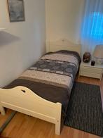 Eenpersoons bed wit ledikant 1.98 bij 2 meter, Huis en Inrichting, Slaapkamer | Complete slaapkamers, Gebruikt, Ophalen of Verzenden