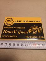 Tuinbouw loonbedrijf hans wijnen helenaveen, Ophalen of Verzenden, Nieuw