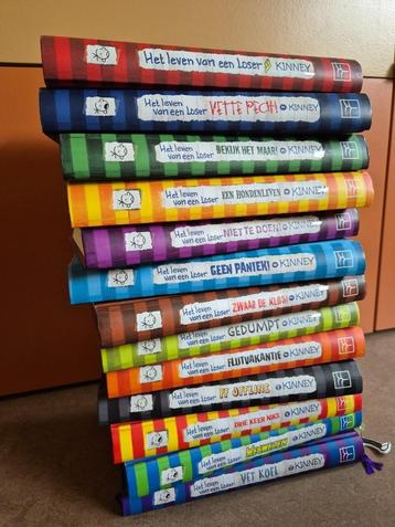 Het leven van een loser 1 t/m 13 boeken z.g.a.n. € 3,80 p.s. beschikbaar voor biedingen