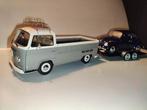 Solido VW T2 + aanhanger & Kever 1:18 - Nieuw in doos, Ophalen of Verzenden, Nieuw, Auto, Solido