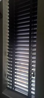 Nieuwe zwarte houten jaloezieën, Minder dan 50 cm, Nieuw, Ophalen of Verzenden, 100 tot 150 cm