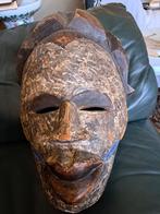 Oud afrikaans houten masker 2, Ophalen of Verzenden