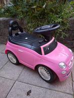 Loopauto Fiat 500 roze, Kinderen en Baby's, Speelgoed | Buiten | Voertuigen en Loopfietsen, Ophalen of Verzenden, Gebruikt