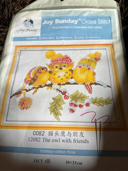 Joy Sunday borduurwerkpakket, Hobby en Vrije tijd, Borduren en Borduurmachines, Nieuw, Borduurpakket, Handborduren, Verzenden