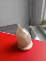 Twee Rutiel Eivormige Stenen - 33 gram, Ophalen of Verzenden, Mineraal