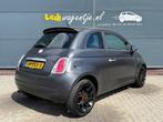 Fiat 500 0.9 TwinAir Blackjack *xenon *airco *leder *16" *NL, Auto's, Fiat, Voorwielaandrijving, 86 pk, Gebruikt, Handgeschakeld