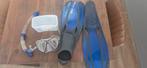 Snorkel set Mares Duikbril, snorkel, vinnen, Watersport en Boten, Duiken, Ophalen of Verzenden, Gebruikt, Duikbril of Snorkel