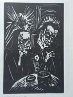 Erich Heckel houtsnede litho prent, Antiek en Kunst, Verzenden