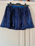 Jubel blauw pailletten rokje maat 140, Kinderen en Baby's, Ophalen of Verzenden, Zo goed als nieuw, Meisje, Jurk of Rok