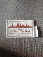 Restaurant "De poort van Kleef" suikerzakje, Verzamelen, Ophalen of Verzenden, Nederland