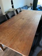 Eethoek 2 meter met stoelen, Huis en Inrichting, Ophalen, Gebruikt, 100 tot 150 cm, Eikenhout