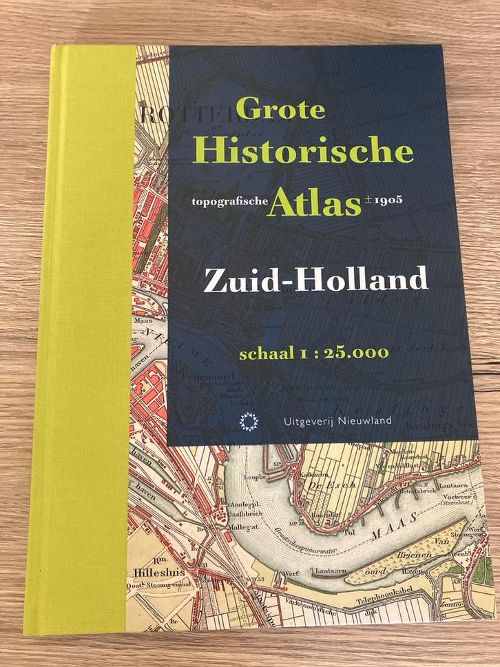 Historische Atlas Zuid-Holland 1905, Boeken, Atlassen en Landkaarten, Zo goed als nieuw, Overige atlassen, Nederland, 1800 tot 2000