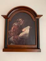 Schilderij met houten lijst, Ophalen of Verzenden
