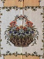 Foulard woonkleed mandjes met violen 160/125, Gebruikt, Etten-Leur, Djt@dejuistetoon.eu, Ophalen of Verzenden