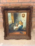 Antiek schilderij met originele lijst - 40x50 cm, Ophalen