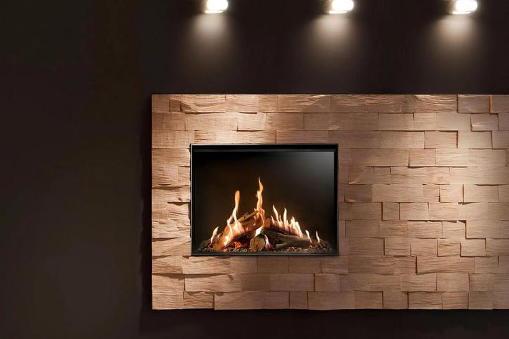 Kalfire gesloten gashaard FRONT GP75/59, Huis en Inrichting, Haarden, Gebruikt, Gashaard, Ophalen