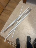 6 Gordijnroedes IKEA Botaren - 5 wit, 1 zilver, Ophalen, Zo goed als nieuw