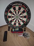 Dartbord en pijlen set, Sport en Fitness, Darts, Ophalen of Verzenden, Gebruikt, Dartbord met pijlen