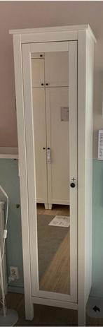 Badkamerkast met spiegel, IKEA Hemnes, Huis en Inrichting, Badkamer | Badkamermeubels, Ophalen, (Half)hoge kast, Minder dan 50 cm