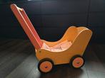 Houten poppenwagen, Kinderen en Baby's, Speelgoed | Houten speelgoed, Ophalen, Gebruikt
