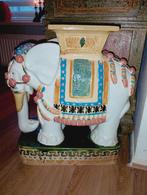 Vintage Indiase keramiek planten tafel olifant XXL, Antiek en Kunst, Antiek | Keramiek en Aardewerk, Ophalen of Verzenden
