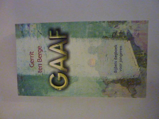 Gerrit ten Berge - Gaaf, Boeken, Overige Boeken, Zo goed als nieuw, Ophalen of Verzenden