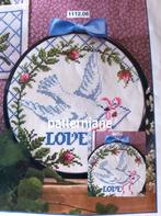 Borduren: borduurpakket love Almedahls LOVE LIEFDE, Verzenden, Nieuw, Handborduren, Borduurpakket