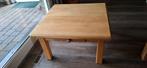 Massief eikenhouten salontafel, Huis en Inrichting, Tafels | Salontafels, Ophalen, Gebruikt, 50 tot 100 cm, Eikenhout