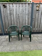 Tuinstoelen 2x, Ophalen of Verzenden, Gebruikt, Kunststof, Stapelbaar