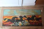 voorbedrukt stramien margot 3021 wilde paarden, Hobby en Vrije tijd, Borduren en Borduurmachines, Ophalen of Verzenden, Nieuw