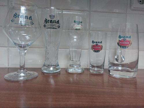 Diverse Brand bierglazen 5 stuks, Verzamelen, Biermerken, Zo goed als nieuw, Glas of Glazen, Brand, Ophalen of Verzenden