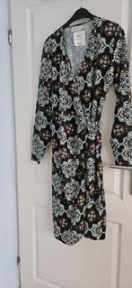 Helena Hart Jurk - Mooie print, maat M, Maat 38/40 (M), Zwart, Nieuw, Boven de knie