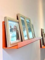 Maximavida Wandplank Wally 80x9x15cm - Oranje - 2 stuks, Ophalen, Zo goed als nieuw